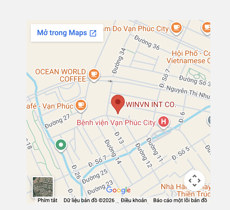 Map of WINVN INT CO., LTD in Van Phuc City, Ho Chi Minh City